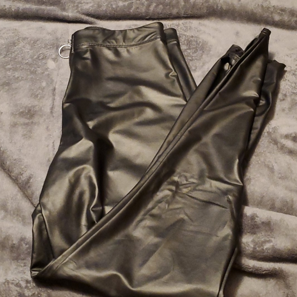 Faux Leather Pants